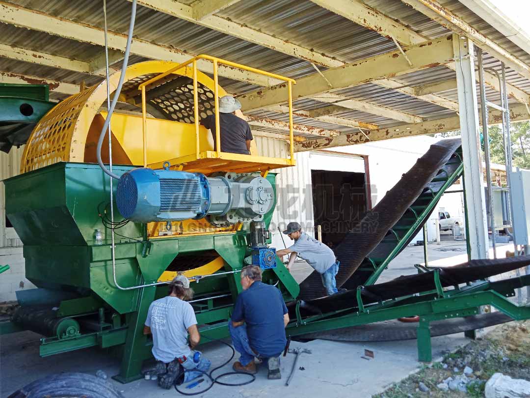 廢舊輪胎回收設(shè)備生產(chǎn)線(xiàn)