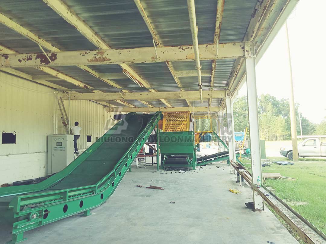 廢舊輪胎回收設(shè)備生產(chǎn)線(xiàn)